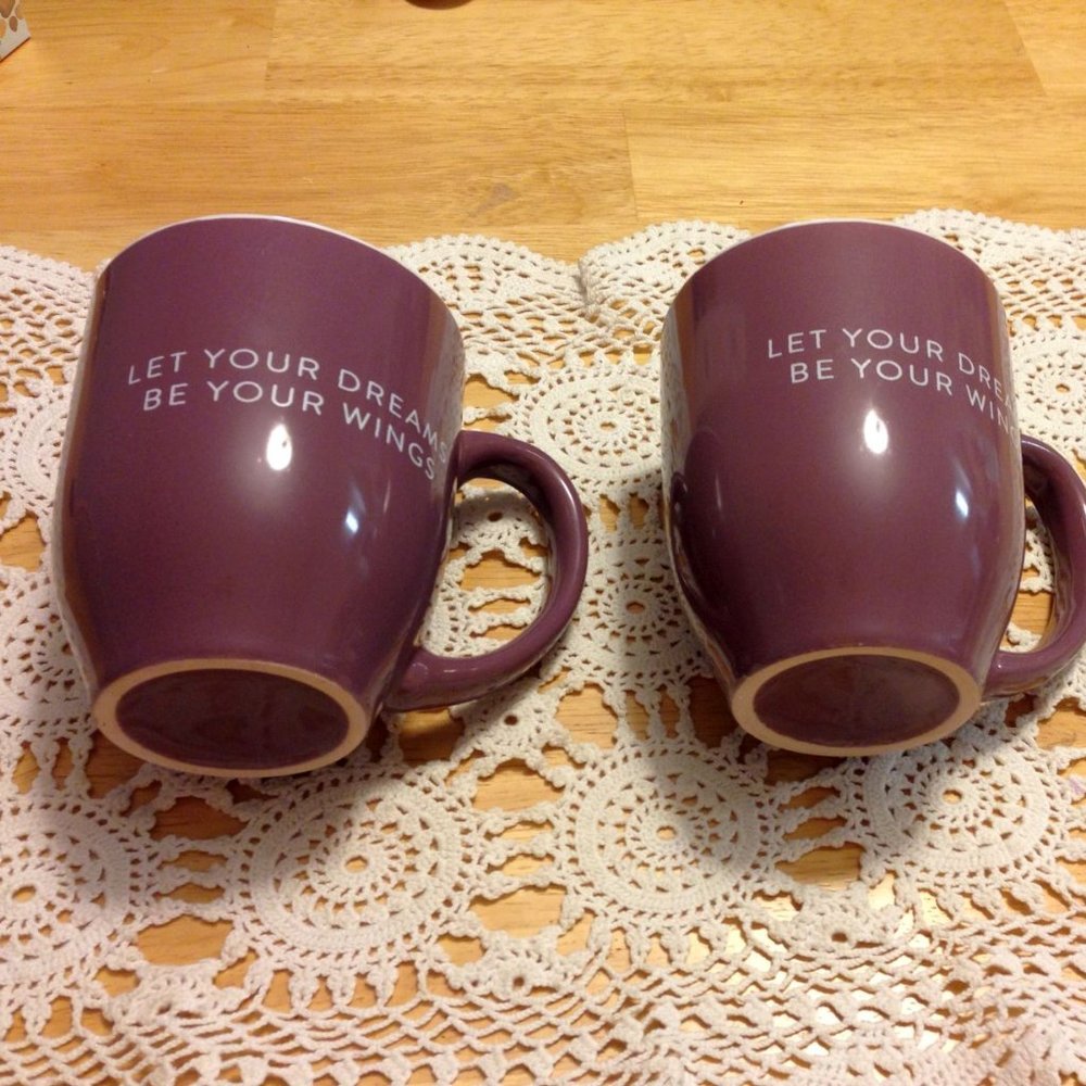 Inspiration with your morning java - Let Your Dreams Be Your Wings cup bundle
